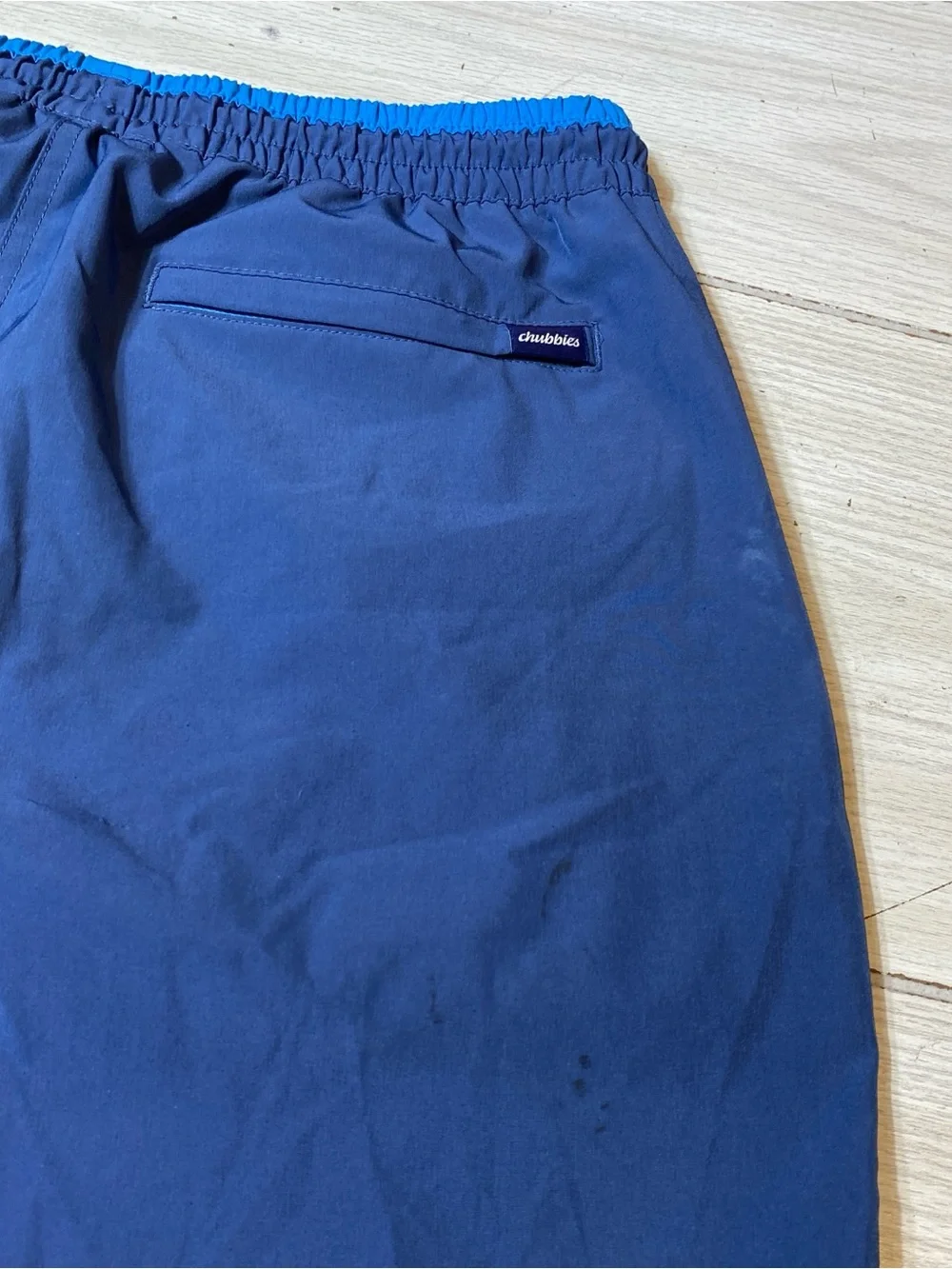 Chubbies Mens Swim Trunk Shorts Blue 5.5